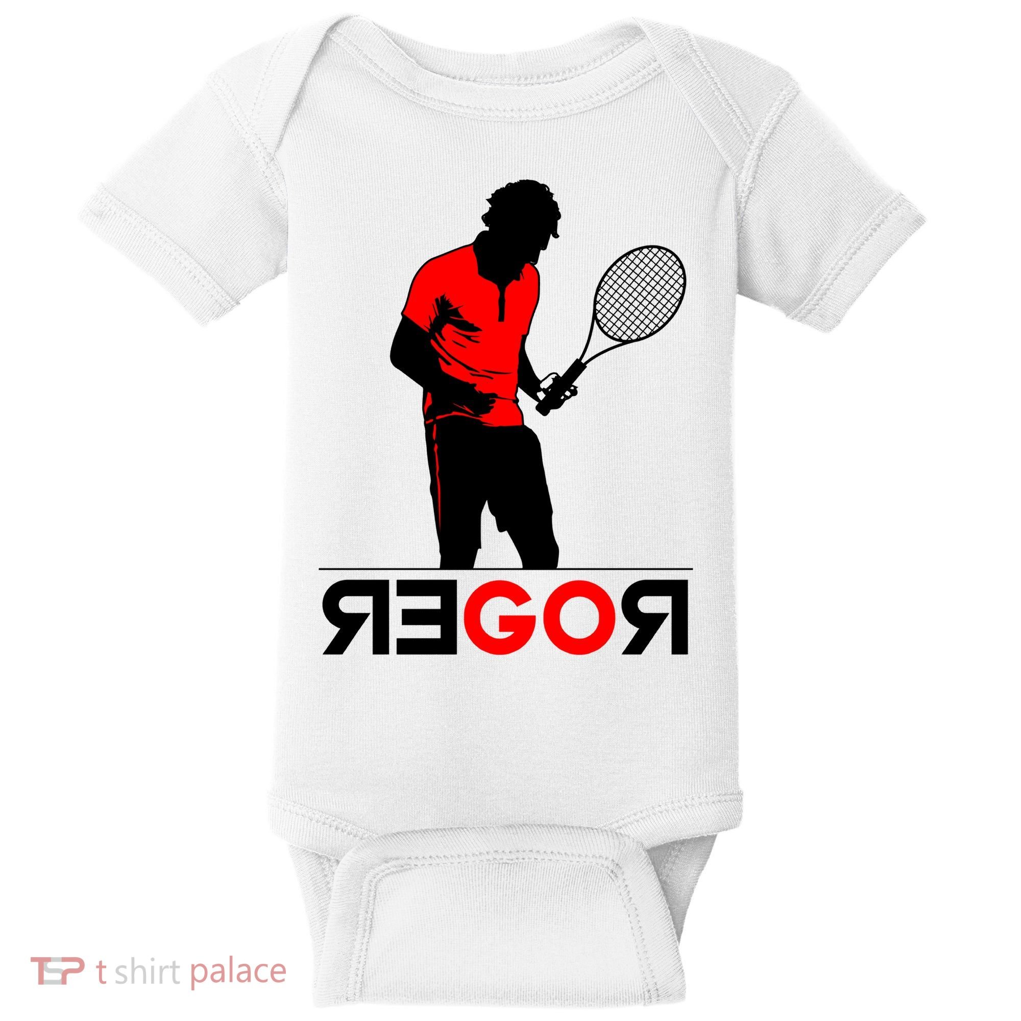 Roger Federer Lover Fan Thank You Tennis Lover Baby Bodysuit