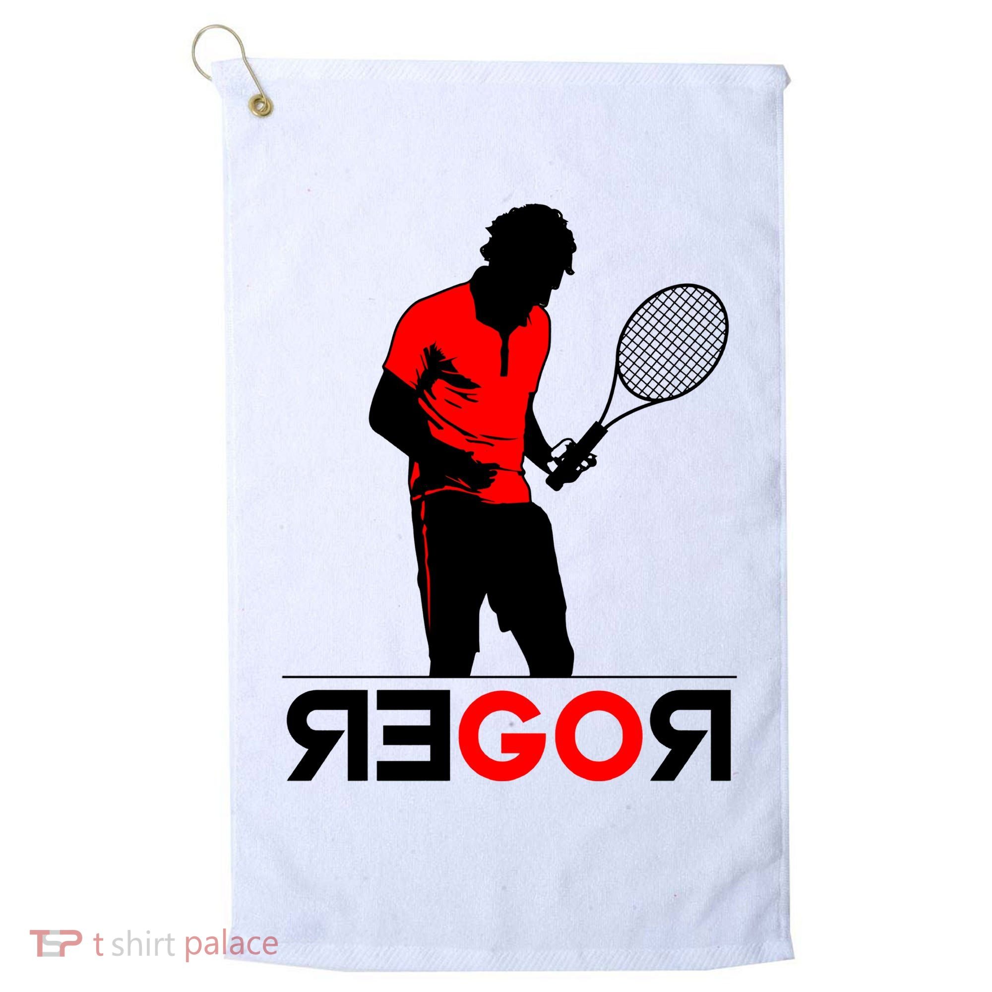 Roger Federer Lover Fan Thank You Tennis Lover Golf Towel