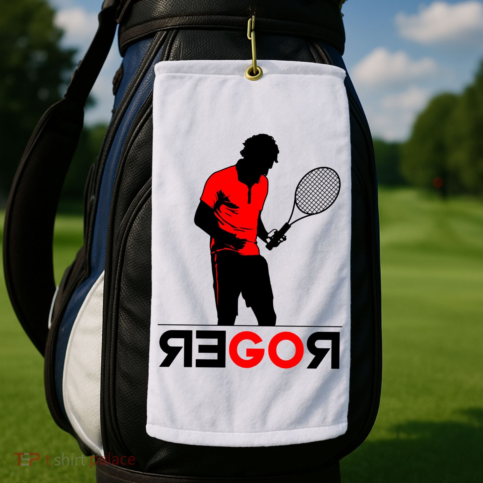 Roger Federer Lover Fan Thank You Tennis Lover Golf Towel