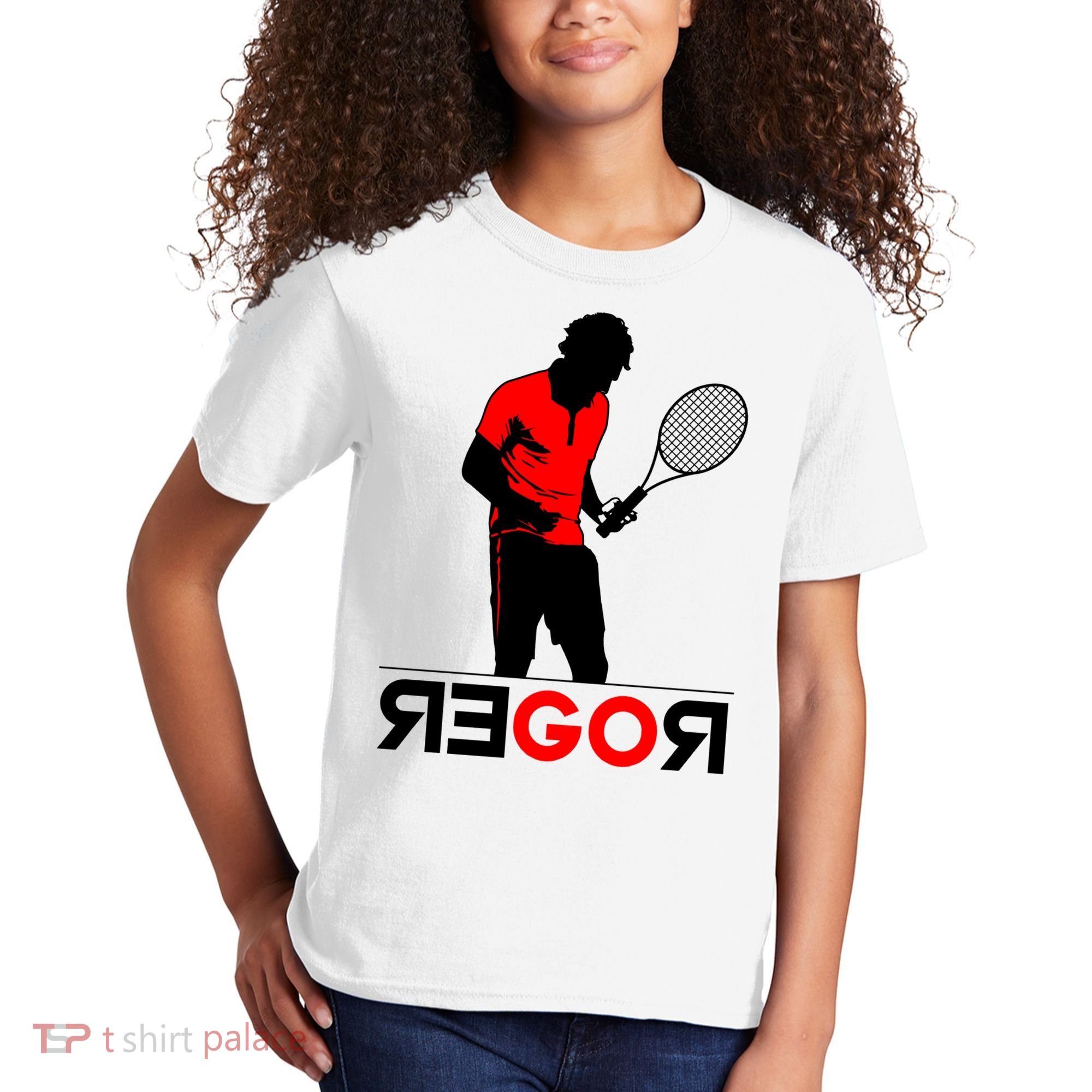 Roger Federer Lover Fan Thank You Tennis Lover Kids T-Shirt