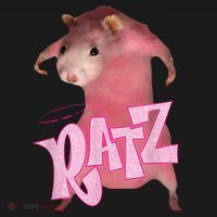Ratz Funny Mouse Rat Button thumb 1
