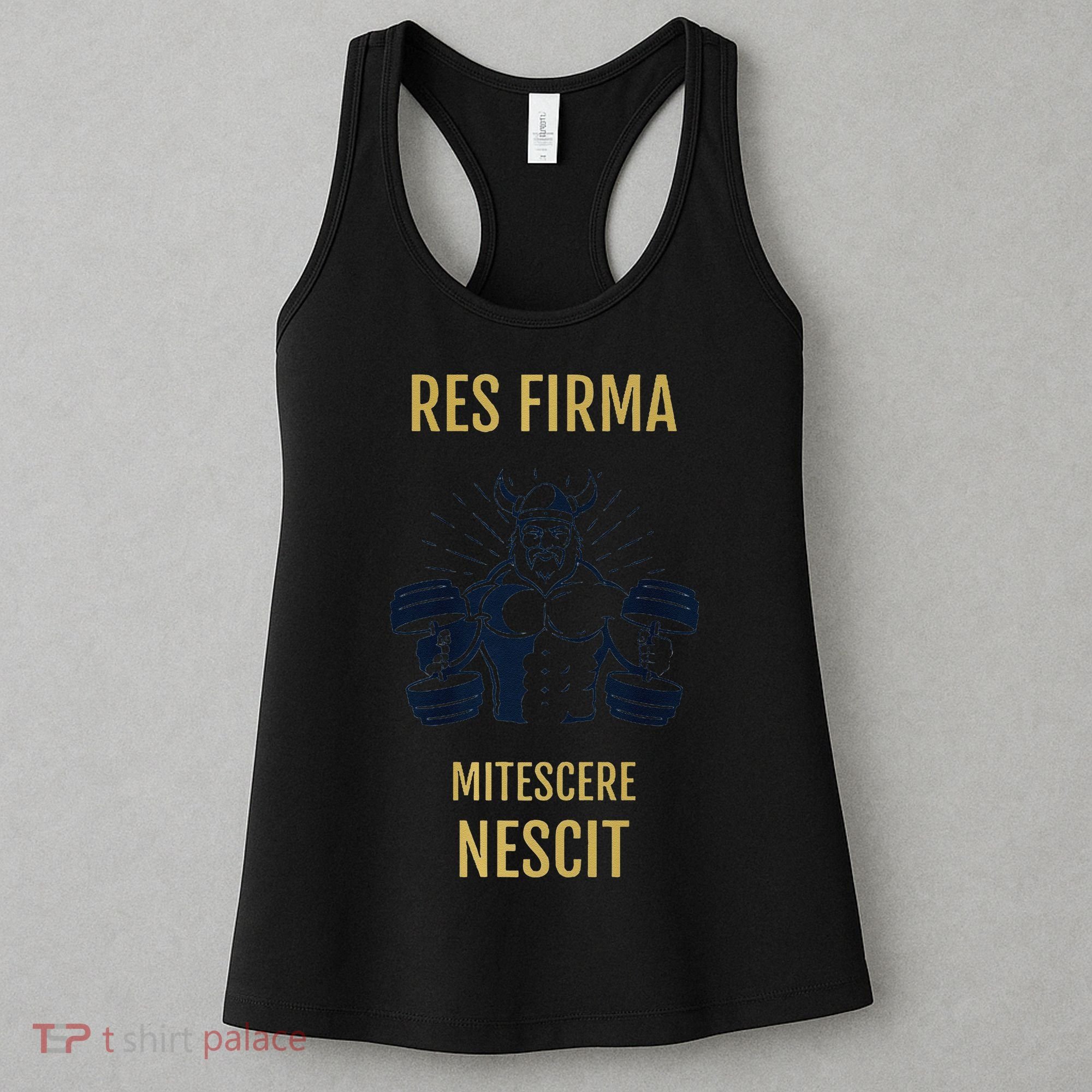 Res Firma Mitescere Nescit Premium Women's Tank Top