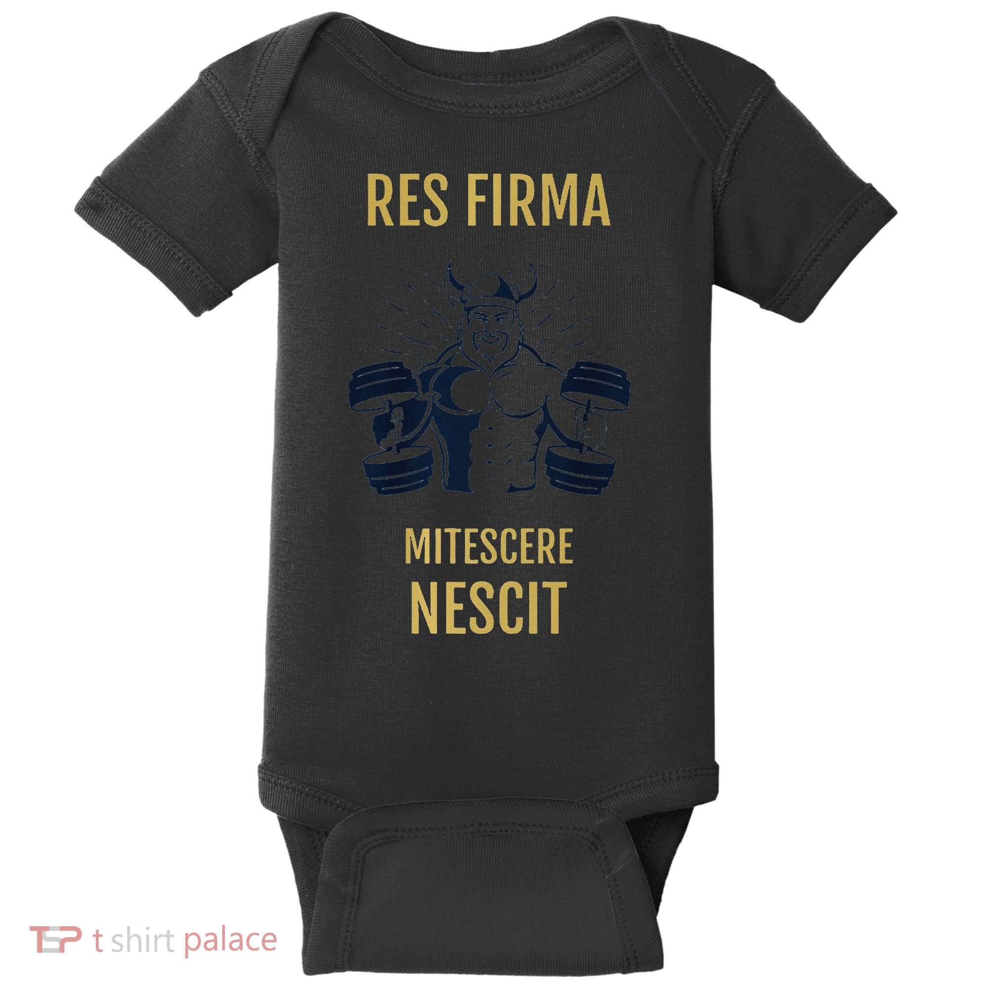 Res Firma Mitescere Nescit Premium Baby Bodysuit