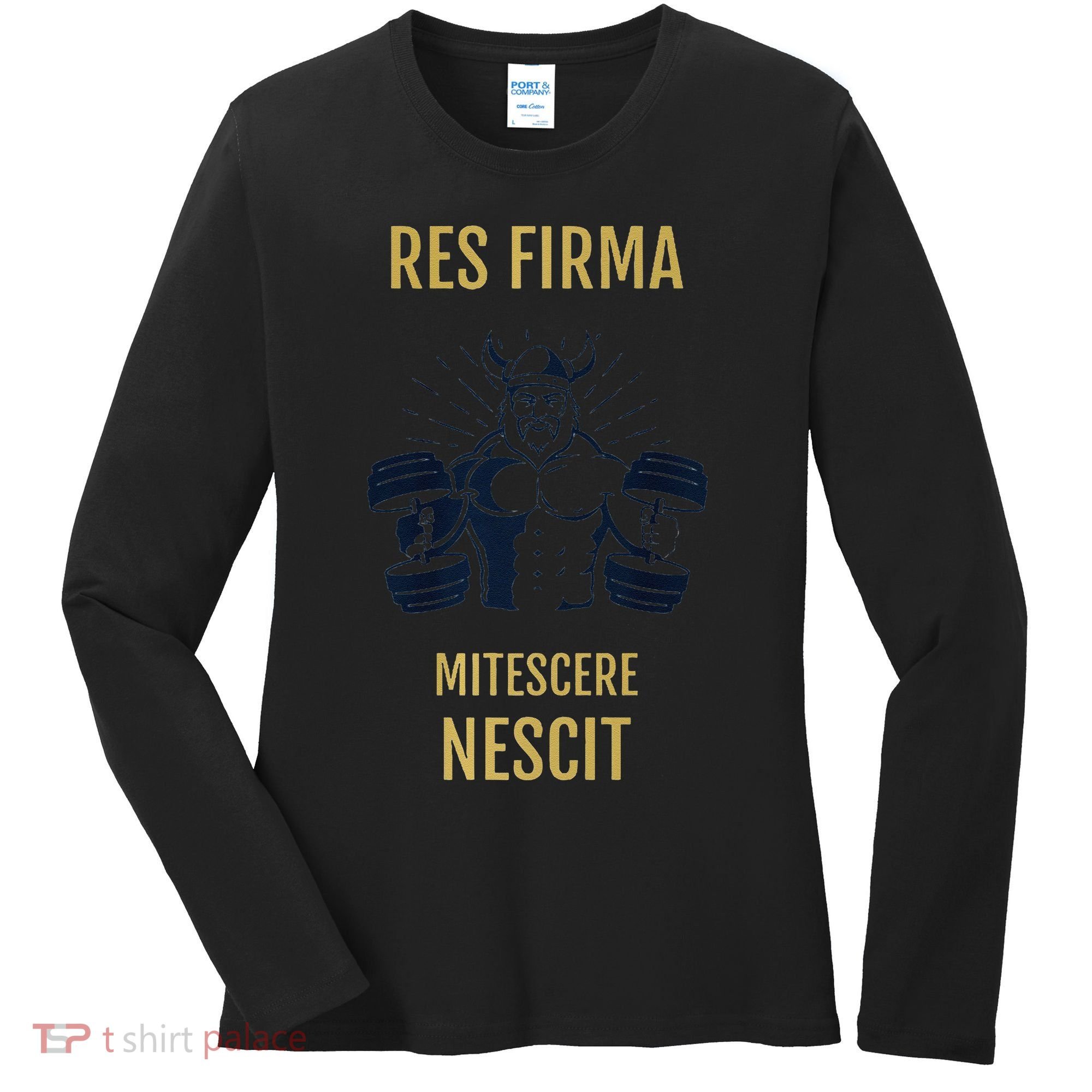 Res Firma Mitescere Nescit Premium Women's Long Sleeve Shirt