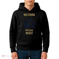 Res Firma Mitescere Nescit Premium Kids Hoodie thumb 4