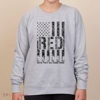 Red Friday Military Veteran Remember Everyone Deployed Women's Sweatshirt thumb 0