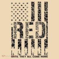 Red Friday Military Veteran Remember Everyone Deployed Tote Bag thumb 4
