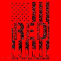 Red Friday Military Veteran Remember Everyone Deployed Santa Hat thumb 1