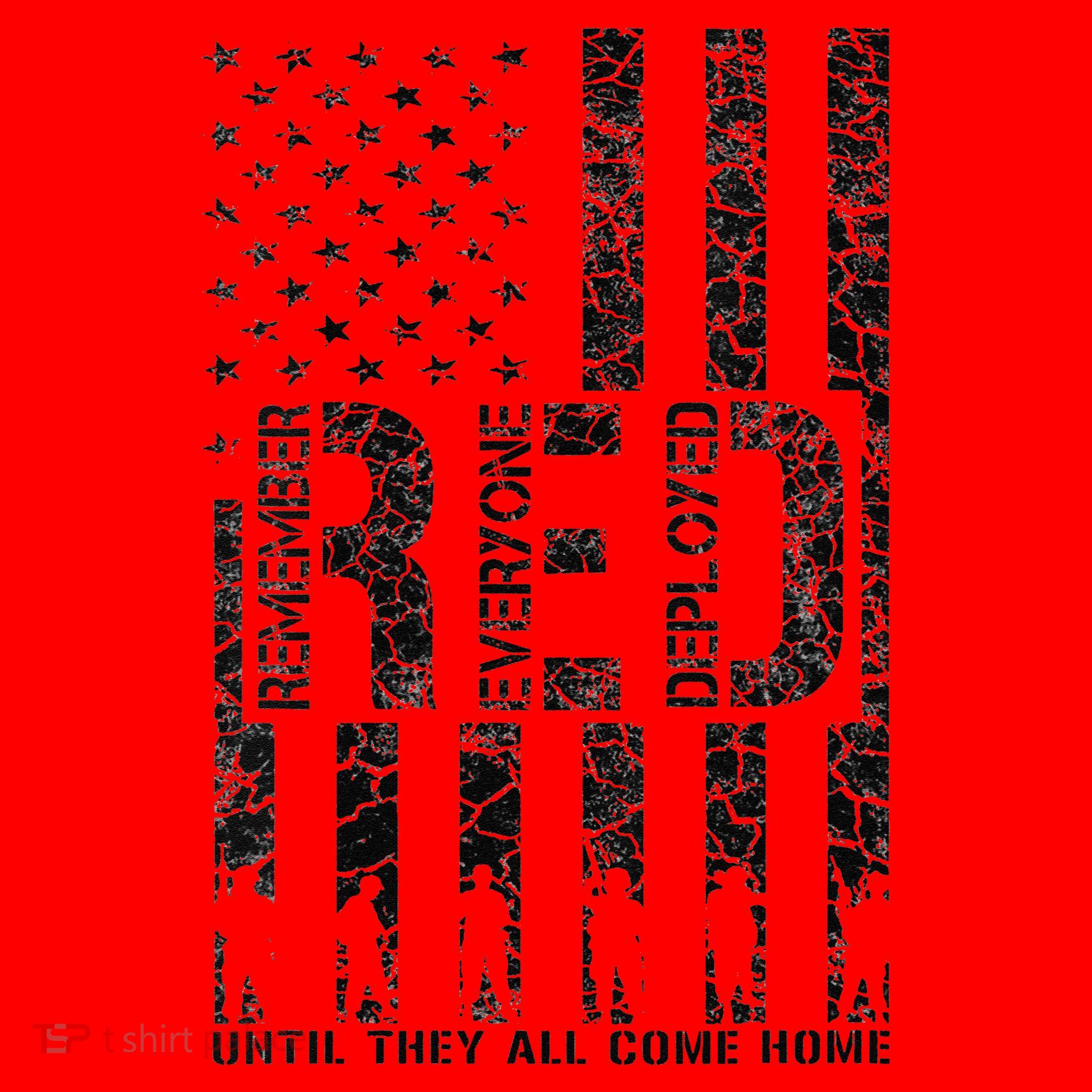 Red Friday Military Veteran Remember Everyone Deployed Santa Hat