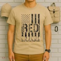 Red Friday Military Veteran Remember Everyone Deployed T-Shirt thumb 6