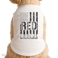 Red Friday Military Veteran Remember Everyone Deployed Doggie Tank thumb 0