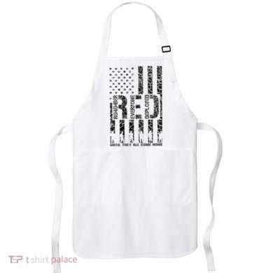 Red Friday Military Veteran Remember Everyone Deployed Apron