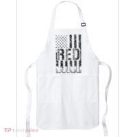 Red Friday Military Veteran Remember Everyone Deployed Apron thumb 0