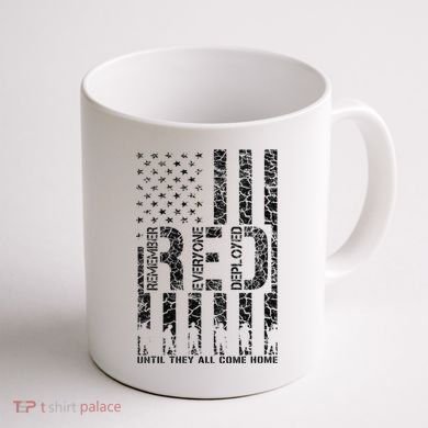 Red Friday Military Veteran Remember Everyone Deployed Coffee Mug back