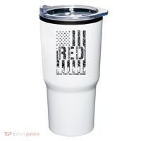 Red Friday Military Veteran Remember Everyone Deployed Tumbler thumb 0