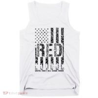 Red Friday Military Veteran Remember Everyone Deployed Tank Top thumb 0