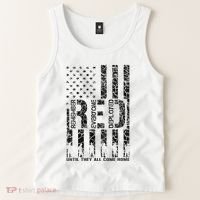 Red Friday Military Veteran Remember Everyone Deployed Tank Top thumb 2