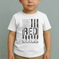 Red Friday Military Veteran Remember Everyone Deployed Toddler T-Shirt thumb 2