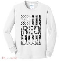 Red Friday Military Veteran Remember Everyone Deployed Kids Long Sleeve Shirt thumb 0
