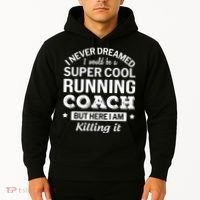 Running For Mom Marathoner Runner Coach Racing Hoodie thumb 2