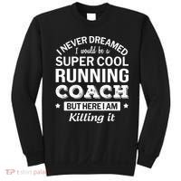 Running For Mom Marathoner Runner Coach Racing Sweatshirt thumb 0