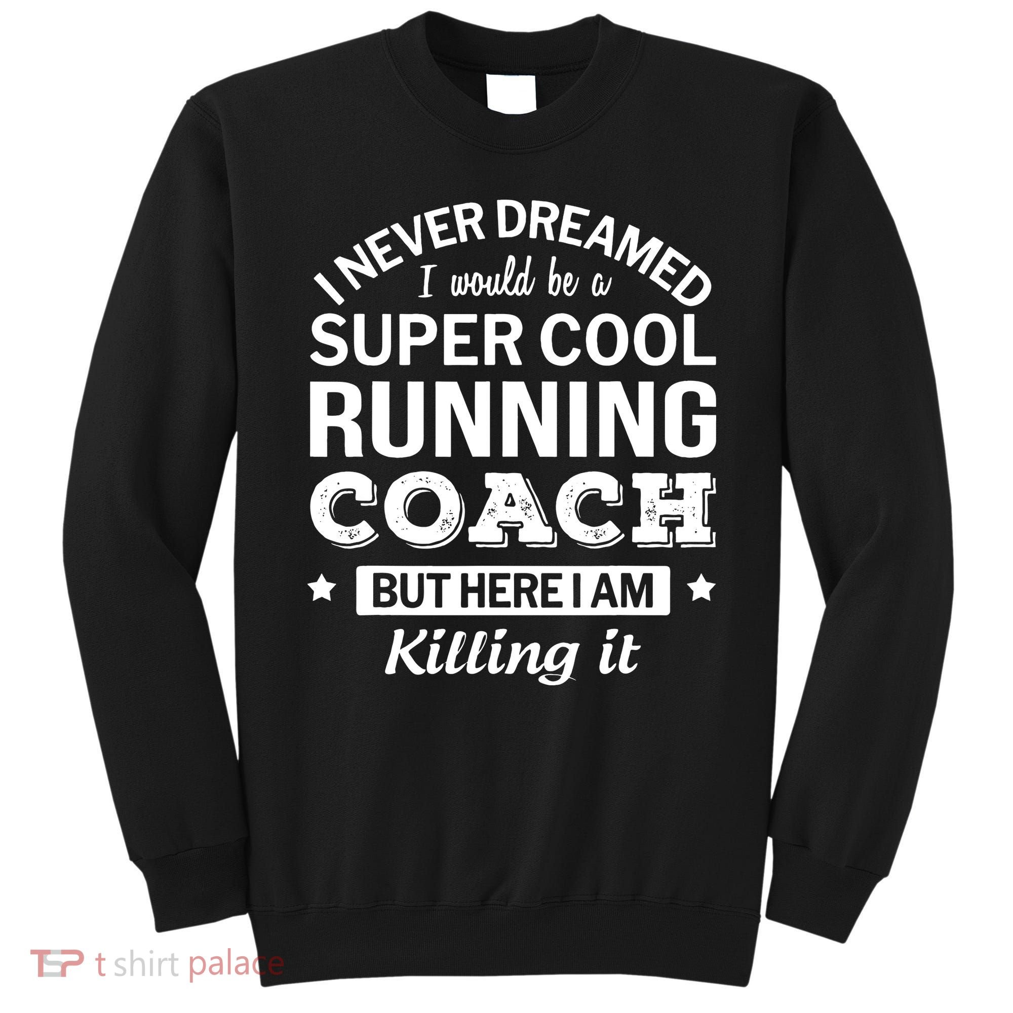 Running For Mom Marathoner Runner Coach Racing Sweatshirt
