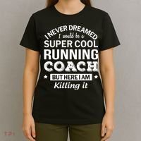 Running For Mom Marathoner Runner Coach Racing T-Shirt thumb 4