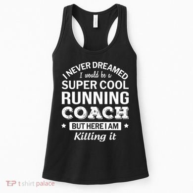 Running For Mom Marathoner Runner Coach Racing Women's Tank Top