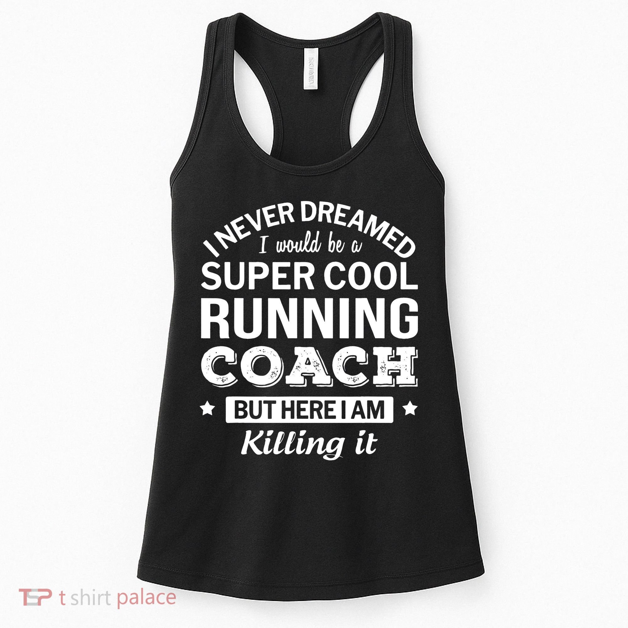 Running For Mom Marathoner Runner Coach Racing Women's Tank Top