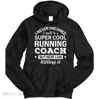 Running For Mom Marathoner Runner Coach Racing Tie Dye Hoodie thumb 0