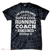 Running For Mom Marathoner Runner Coach Racing Tie-Dye T-Shirt thumb 0