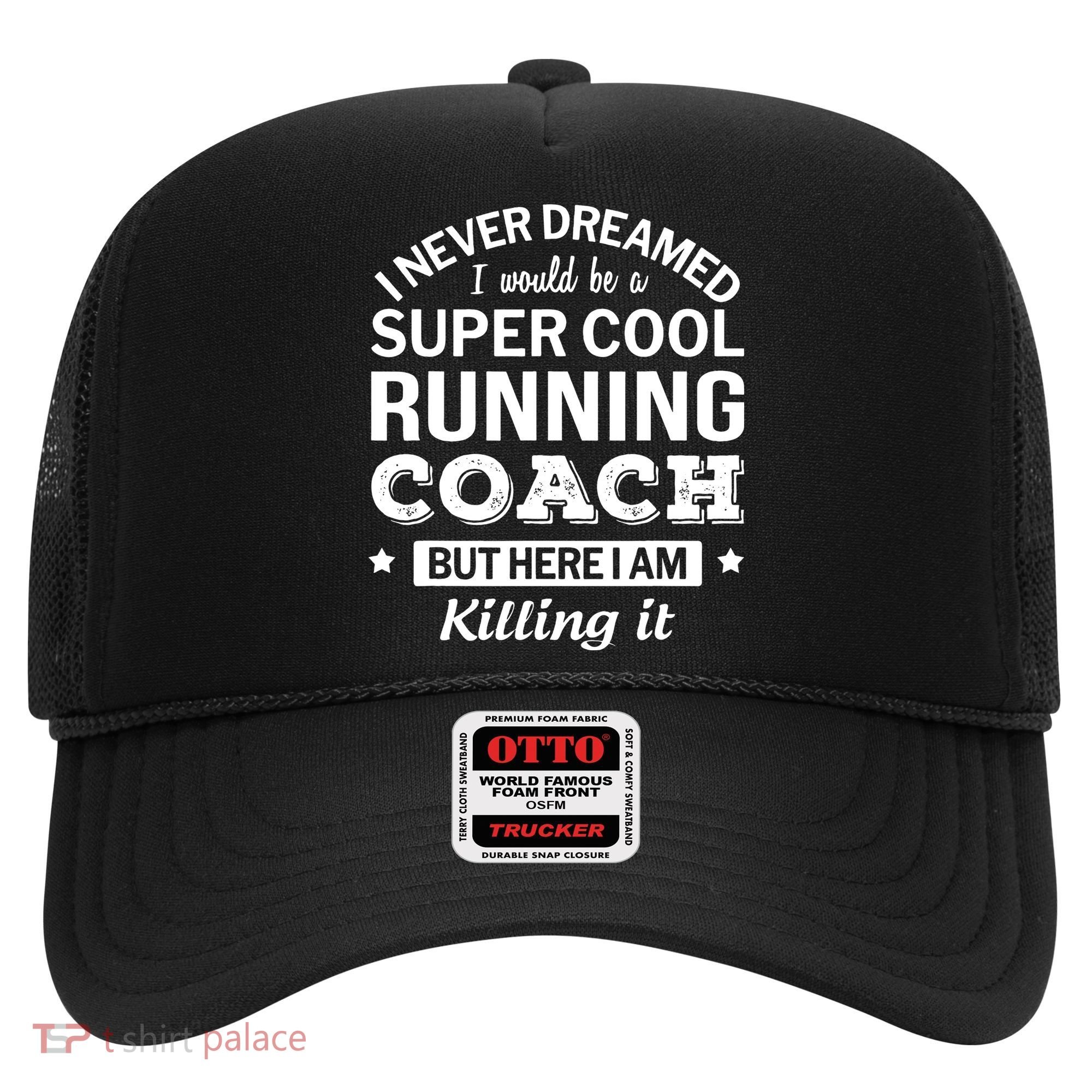 Running For Mom Marathoner Runner Coach Racing Hat