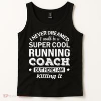 Running For Mom Marathoner Runner Coach Racing Tank Top thumb 2