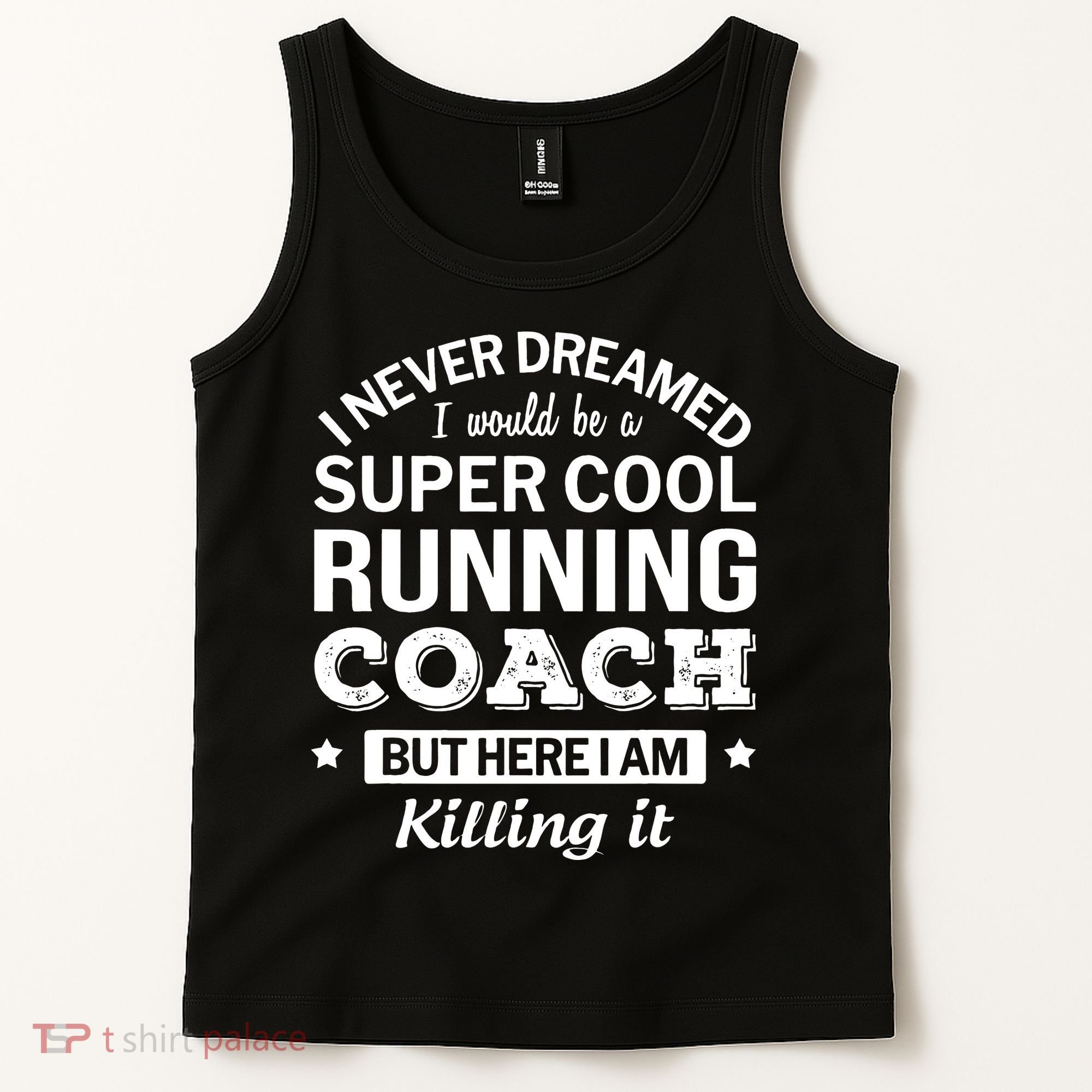 Running For Mom Marathoner Runner Coach Racing Tank Top