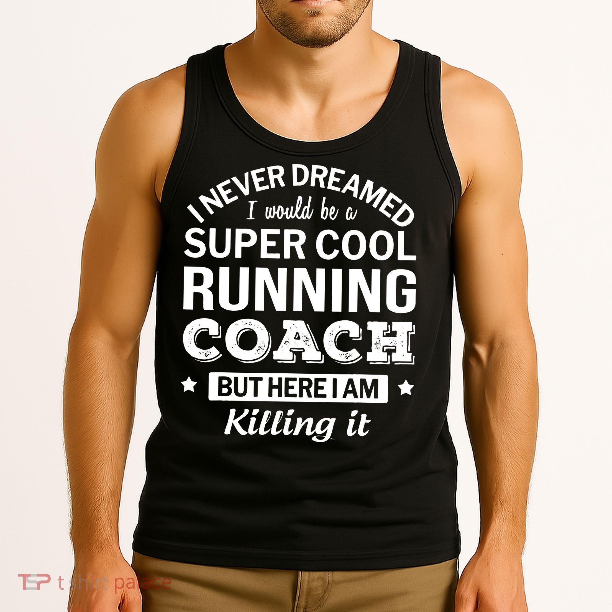 Running For Mom Marathoner Runner Coach Racing Tank Top