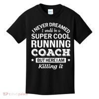 Running For Mom Marathoner Runner Coach Racing Kids T-Shirt thumb 0