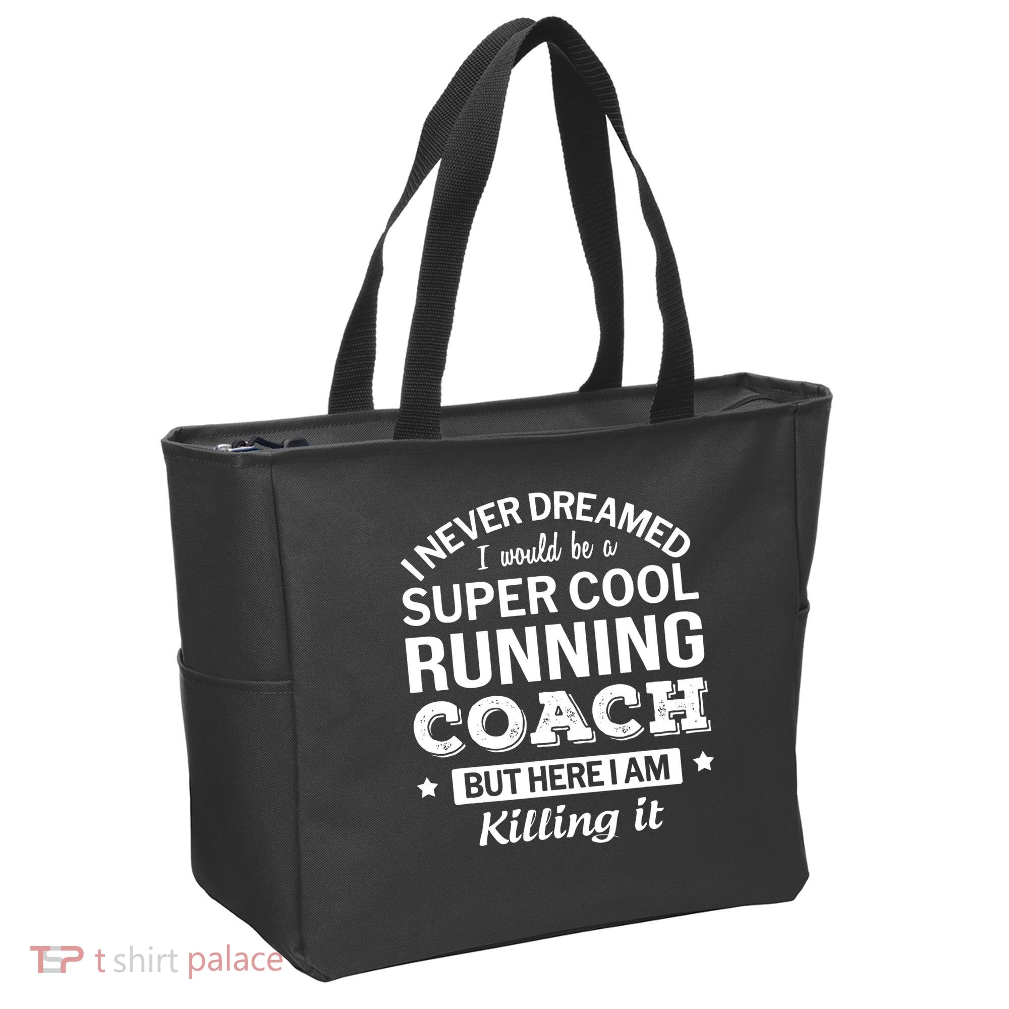 Running For Mom Marathoner Runner Coach Racing Tote Bag