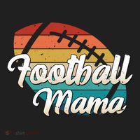 Retro Football Mama Ball Mom Player Jersey Team Mother Funny Gift Beanie thumb 2