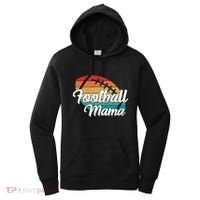 Retro Football Mama Ball Mom Player Jersey Team Mother Funny Gift Women's Hoodie thumb 0