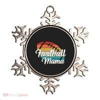Retro Football Mama Ball Mom Player Jersey Team Mother Funny Gift Ornament thumb 0