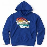 Retro Football Mama Ball Mom Player Jersey Team Mother Funny Gift Hoodie thumb 0