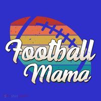 Retro Football Mama Ball Mom Player Jersey Team Mother Funny Gift Mousepad thumb 1