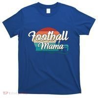 Retro Football Mama Helmet Coach Player Mom Team Cool Gift T-Shirt thumb 0