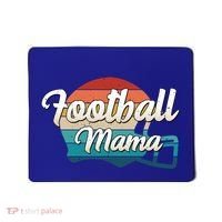 Retro Football Mama Helmet Coach Player Mom Team Cool Gift Mousepad thumb 0