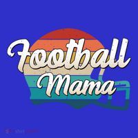 Retro Football Mama Helmet Coach Player Mom Team Cool Gift Mousepad thumb 1