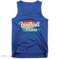 Retro Football Mama Helmet Coach Player Mom Team Cool Gift Tank Top thumb 0