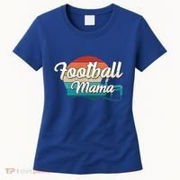 Retro Football Mama Helmet Coach Player Mom Team Cool Gift Women's T-Shirt thumb 0