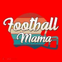 Retro Football Mama Helmet Coach Player Mom Team Cool Gift Santa Hat thumb 1