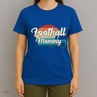 Retro Football Mommy Helmet Player Jersey Team Mom Gift T-Shirt thumb 4