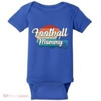 Retro Football Mommy Helmet Player Jersey Team Mom Gift Baby Bodysuit thumb 0